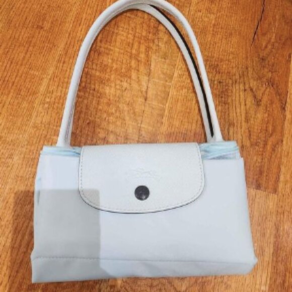 Longchamp Small Le Pliage - Pastel Blue - Picture 1 of 3